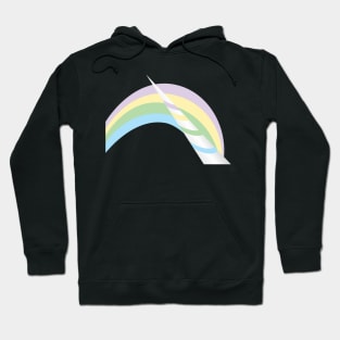 Abstract Unicorn Horn and Rainbow Hoodie